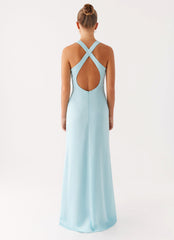 Desi Halterneck Maxi Dress - Mint