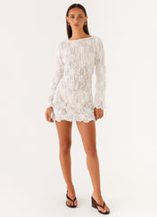 Mia Long Sleeve Dress - Ivory