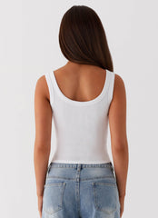 Signature Tank Top - Plain White