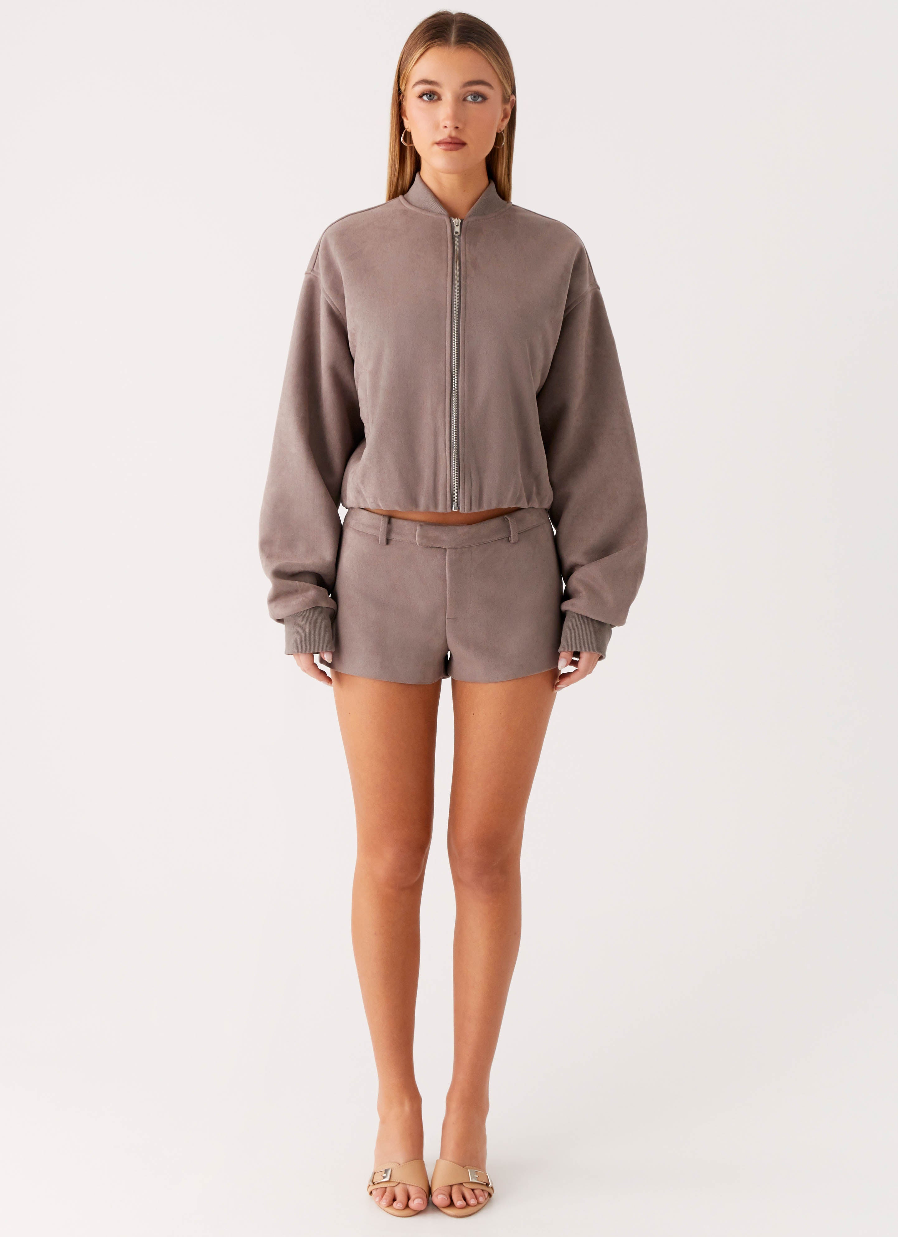 Thats Chill Bomber Jacket - Brown