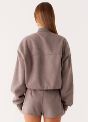 Thats Chill Bomber Jacket - Brown